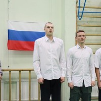 Поднятие государственного флага и исполнения гимна России 28112022